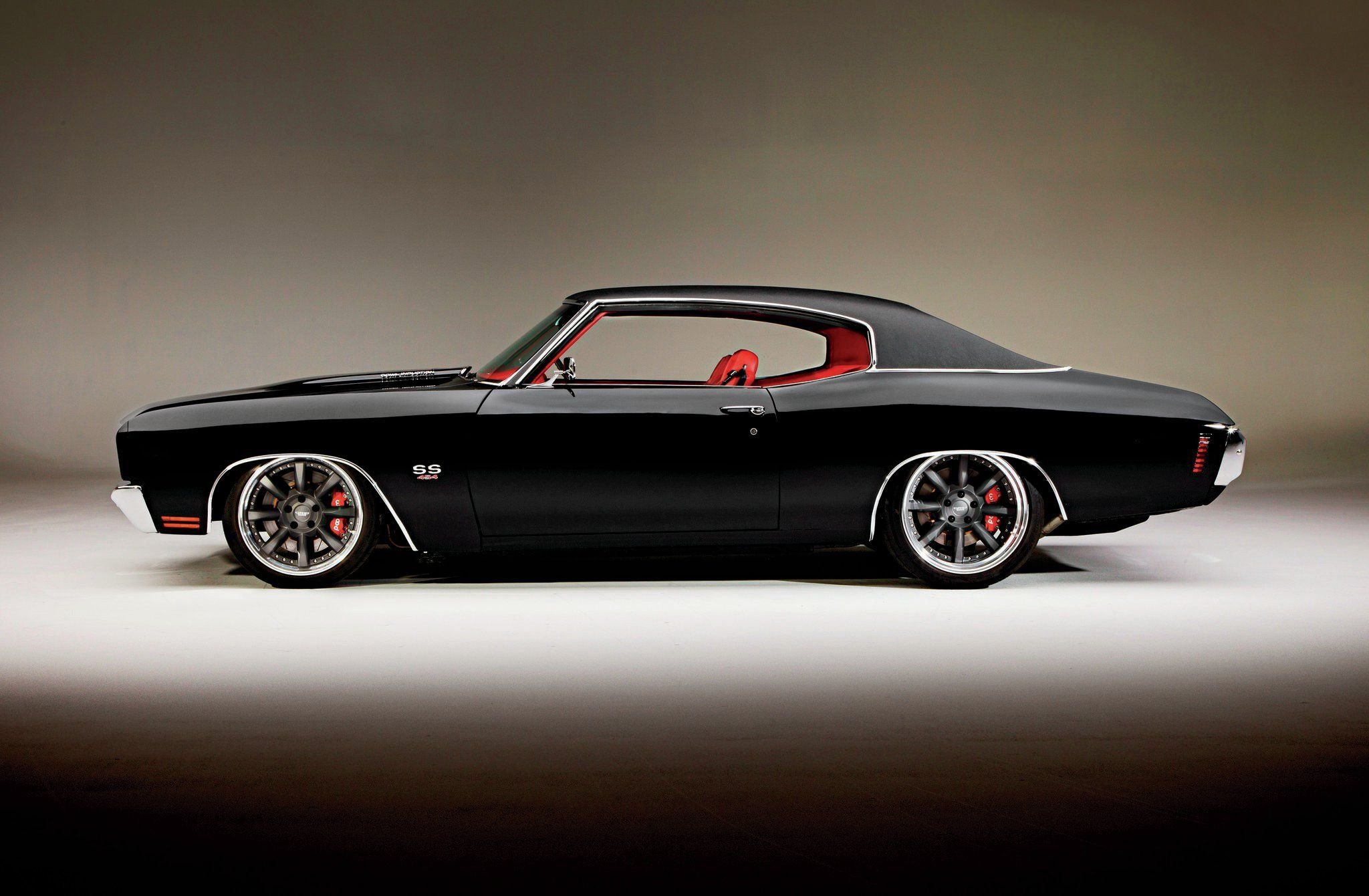 1970, Chevy, Chevelle, Ss, 454, Cars, Black, Modifie Wallpapers HD