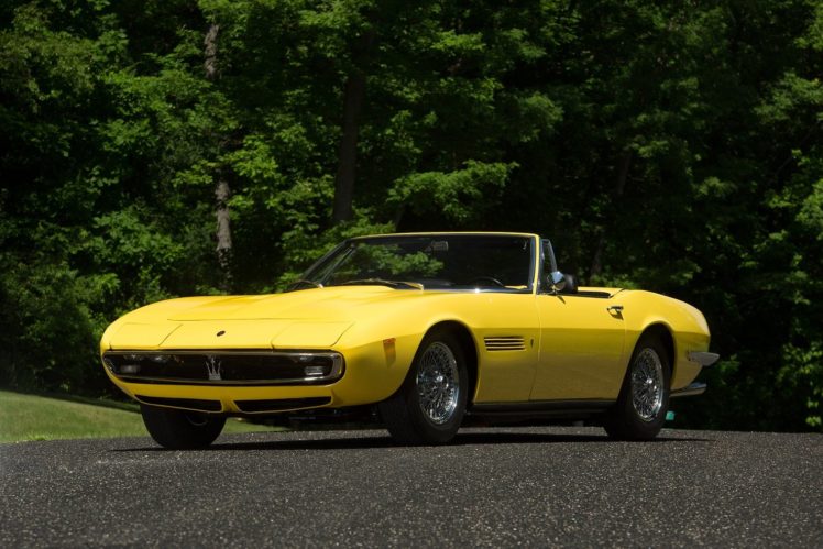 1969, Maserati, Ghibli, Spyder, Ss, Cars, Yellow HD Wallpaper Desktop Background