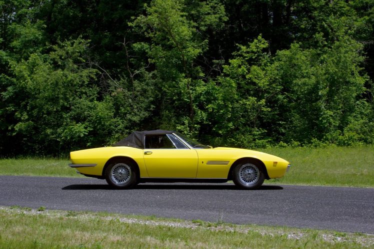 1969, Maserati, Ghibli, Spyder, Ss, Cars, Yellow HD Wallpaper Desktop Background