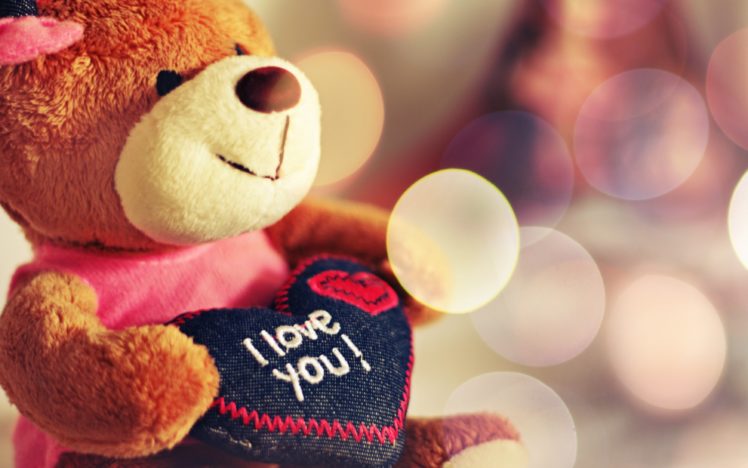 macro, Bear, Bokeh, Happy, Heart, I, Love, You, Light, Love, Photo, Smile, Teddy, Teddy, Bear, Valentine HD Wallpaper Desktop Background