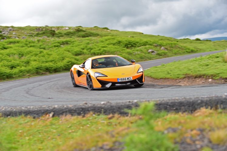 , Mclaren, 570s, Coupe, Uk spec, Cars, Orange, 2015 HD Wallpaper Desktop Background