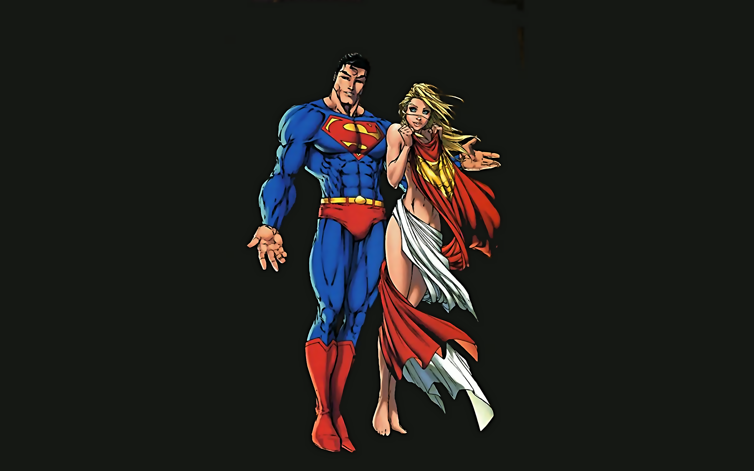 dc, Comics, Superman, Supergirl Wallpaper