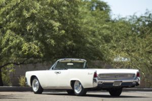 1961, Lincoln, Continental, Convertible, Cars, White, Classi