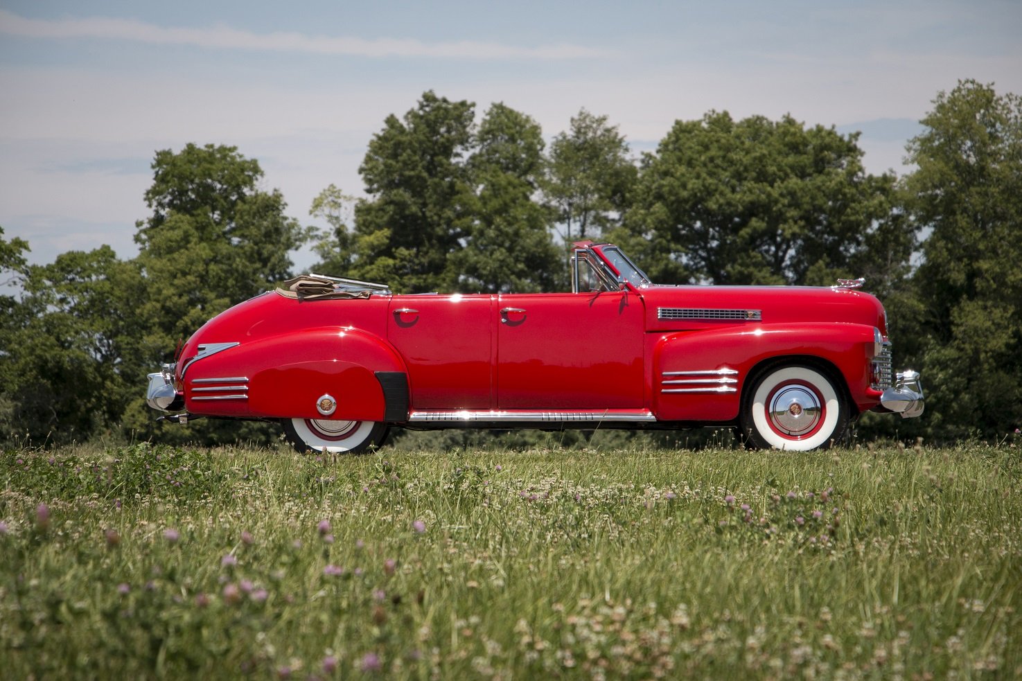 1941, Cadillac, Sixty two, Convertible, Sedan, Deluxe, Cars, Classic, Red Wallpaper