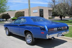 1972, Plymouth, Duster, 340, Cars, Coupe, Blue