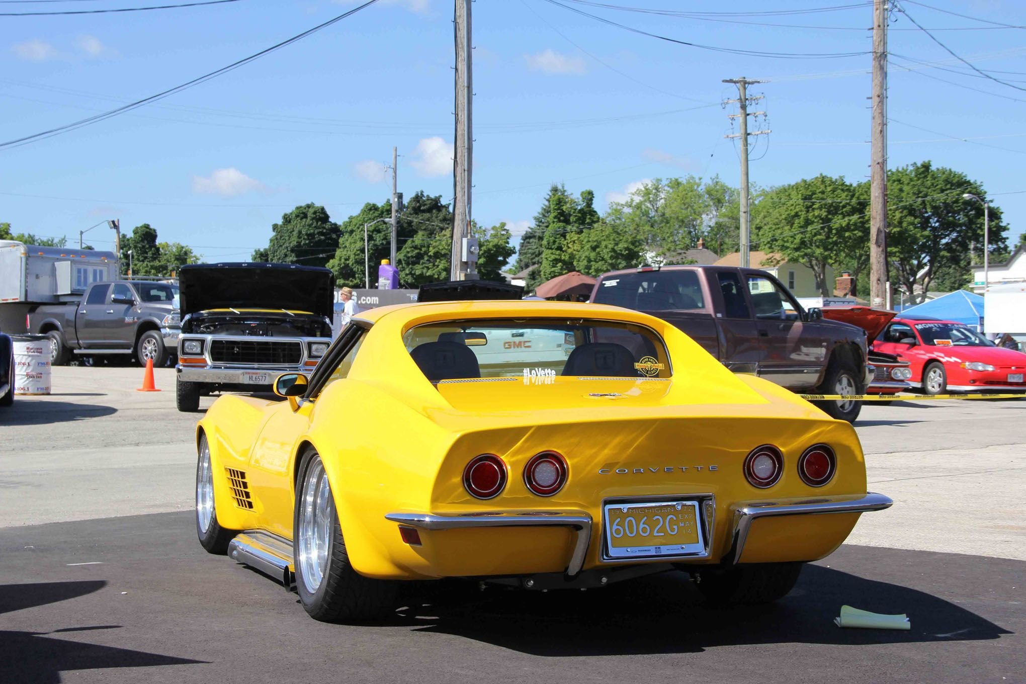 1972, Corvette, Chevy, Cars, Yellow Wallpaper