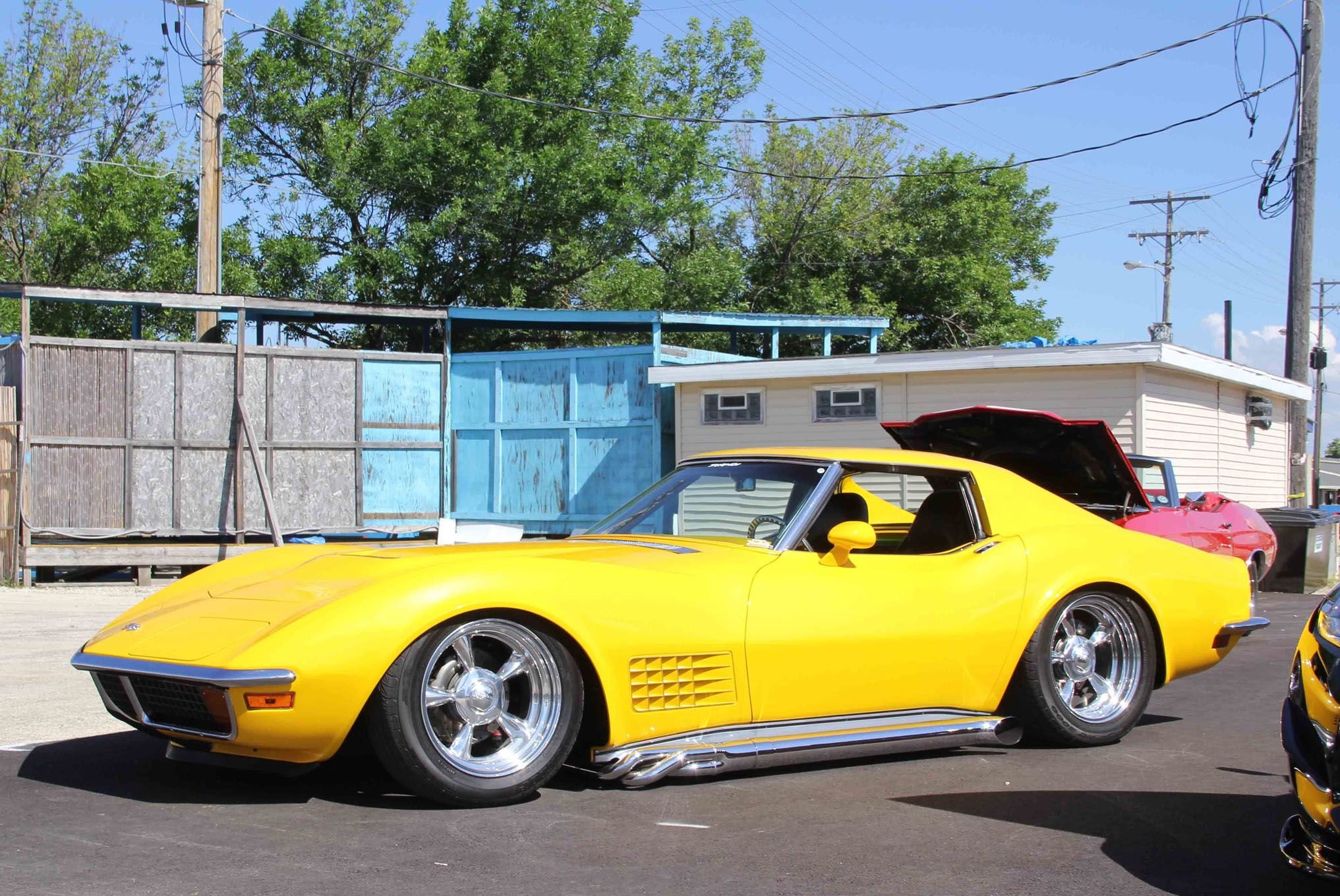 1972, Corvette, Chevy, Cars, Yellow Wallpaper