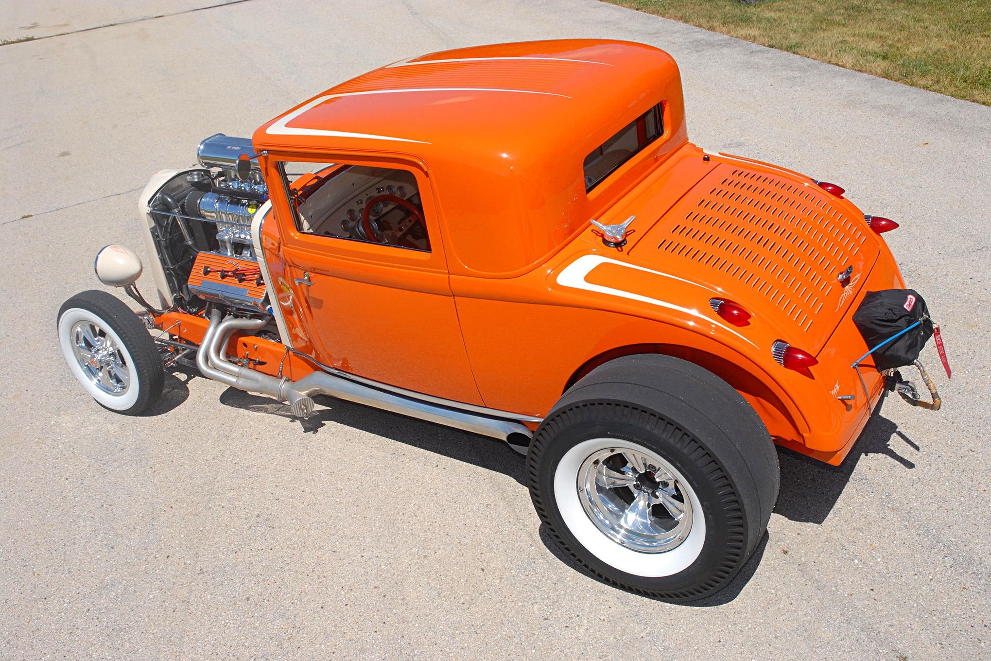1931, Chrysler, Coupe, Cars, Orange, Hot, Rod, Classic Wallpaper