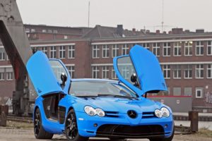 mercedes, Benz, Slr, Mclaren, Edo, Competition,  c199 , Cars, Blue, Modified, 2013