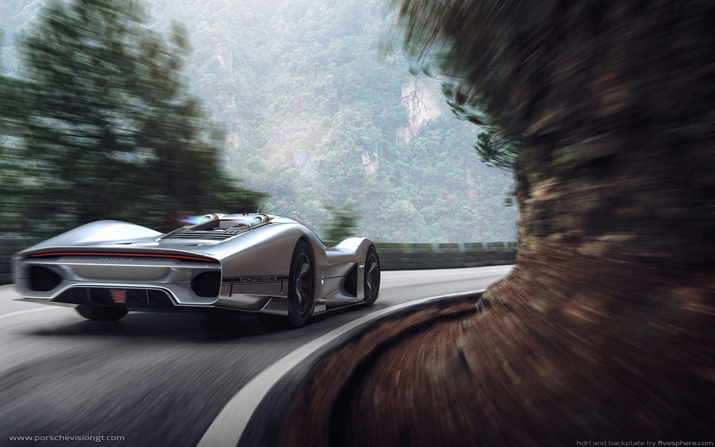 porsche, 908 04, Concept, Cars, 2016 Wallpaper