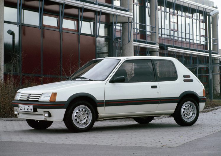 peugeot, 205, 1600, Gti, Cars, French HD Wallpaper Desktop Background