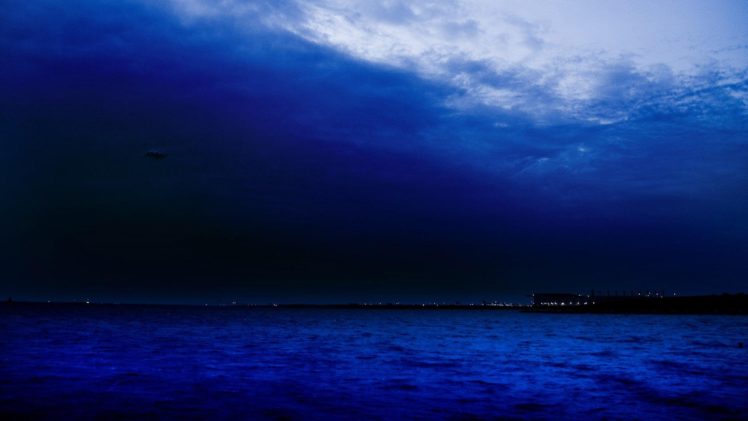 nature, Sea, Ocean, Beauty, Sky, Cloud, Night HD Wallpaper Desktop Background