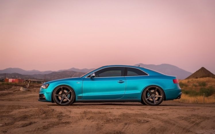 2016, Vorsteiner, Audi s5, Wheels, Cars, Blue HD Wallpaper Desktop Background