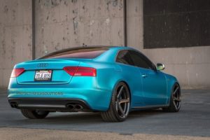 2016, Vorsteiner, Audi s5, Wheels, Cars, Blue