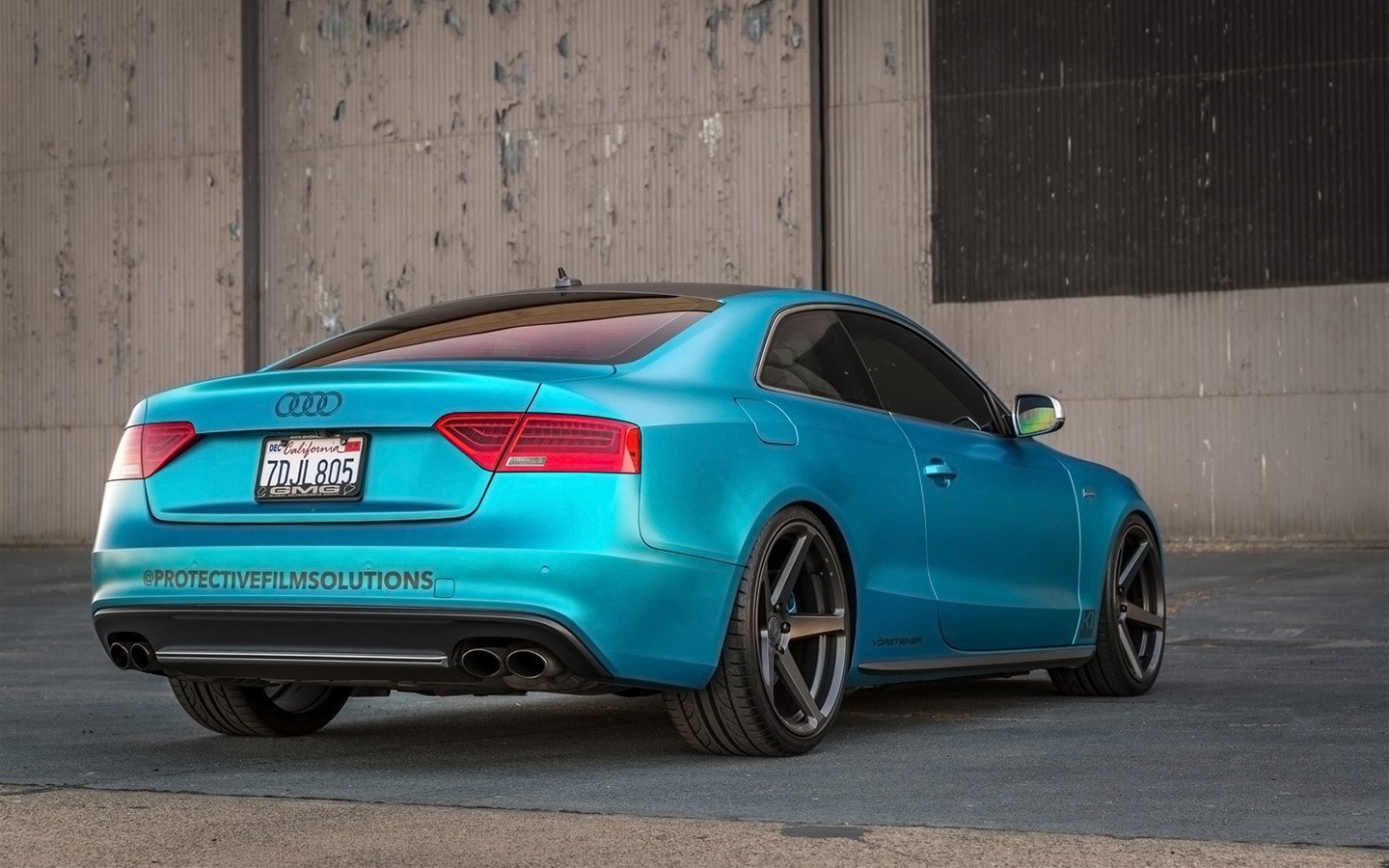 2016, Vorsteiner, Audi s5, Wheels, Cars, Blue Wallpaper