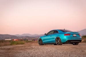 2016, Vorsteiner, Audi s5, Wheels, Cars, Blue