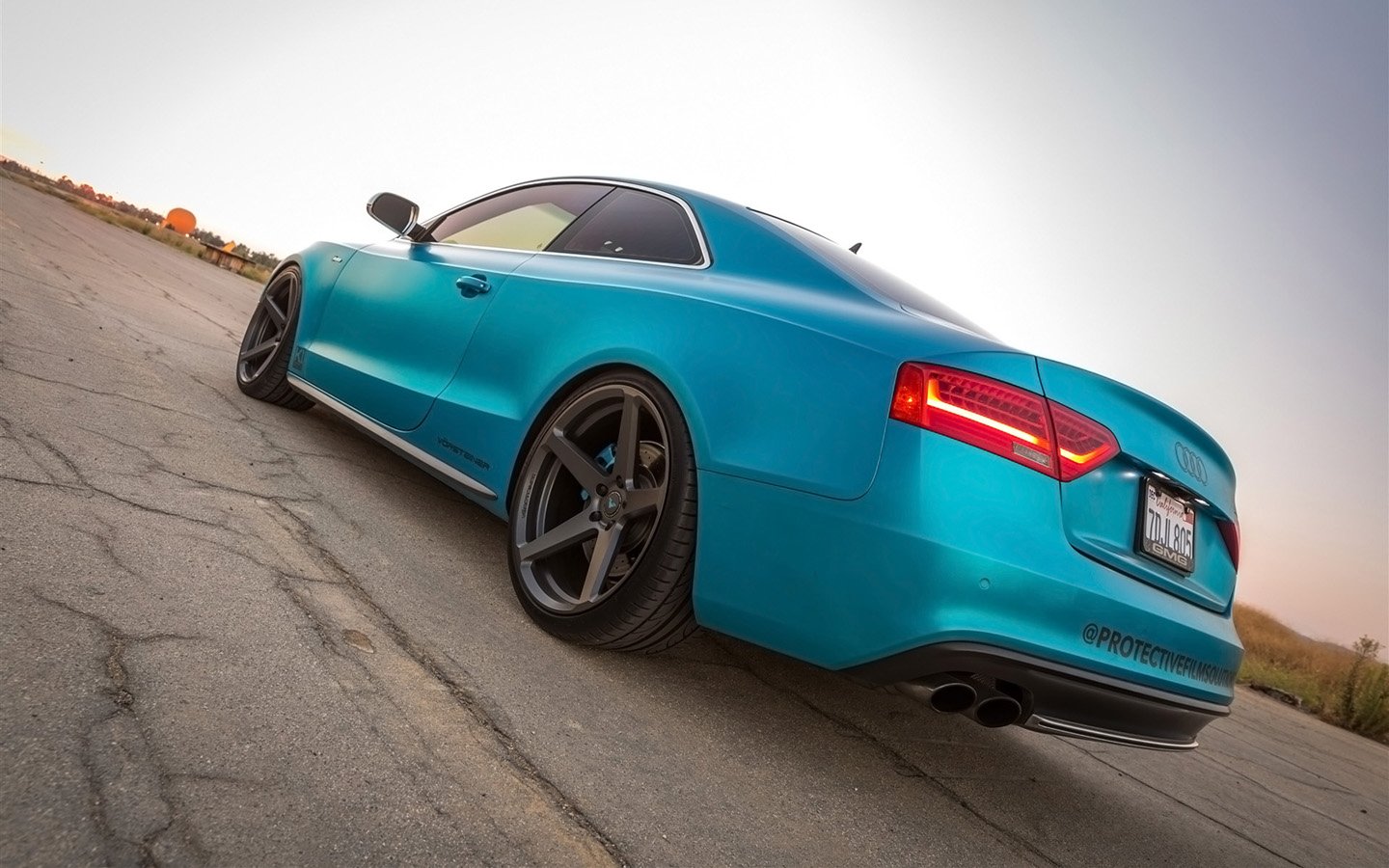 2016, Vorsteiner, Audi s5, Wheels, Cars, Blue Wallpaper