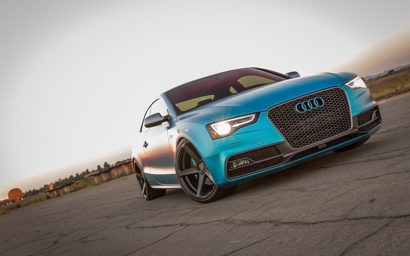 2016, Vorsteiner, Audi s5, Wheels, Cars, Blue Wallpaper