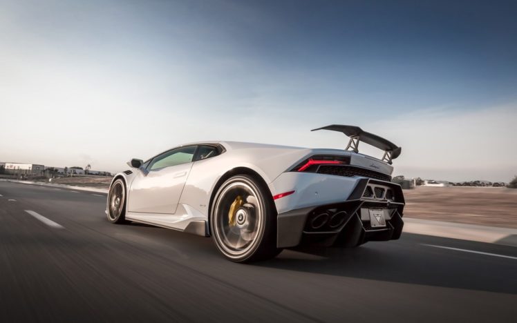 2016, Vorsteiner, Lamborghini, Huracan, Novara, White, Cars, Supercars, Modified, Wheels HD Wallpaper Desktop Background