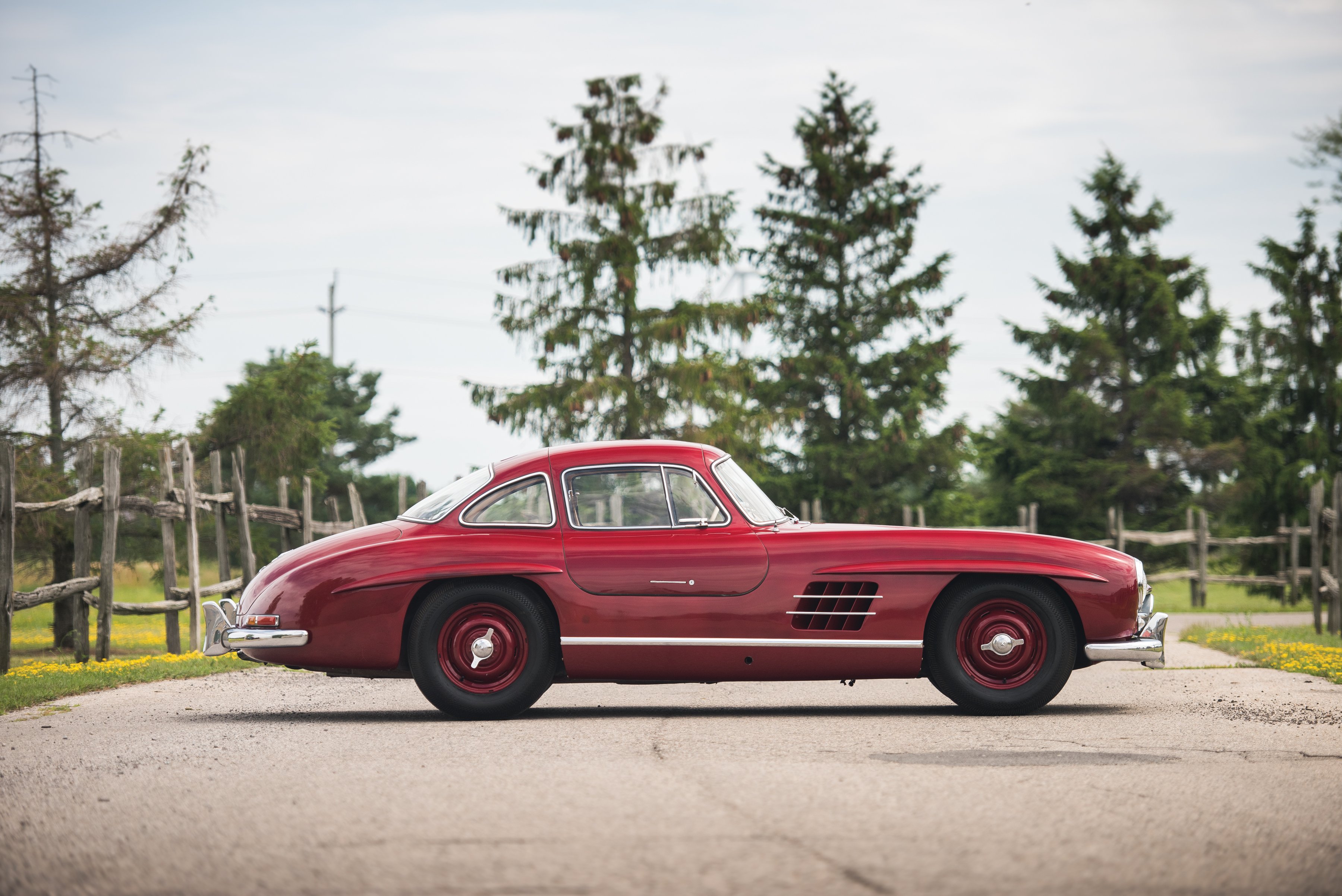 1954, Mercedes, Benz, 300 sl,  w198 , Cars, Red, Classi Wallpaper