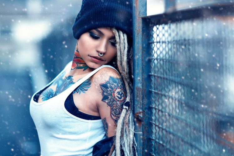 beautiful, Girl, Female, Women, Woman, Sexy, Babe, Model, Adult, Blonde, Tattoo  Wallpapers HD / Desktop and Mobile Backgrounds