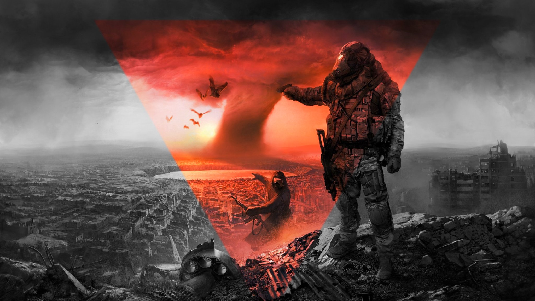 metro, Tornado, Gas, Mask, Drawing, Video, Games Wallpaper
