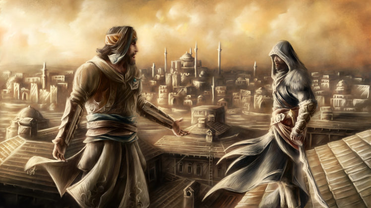 assassins, Creed, Painting, Art, Games HD Wallpaper Desktop Background