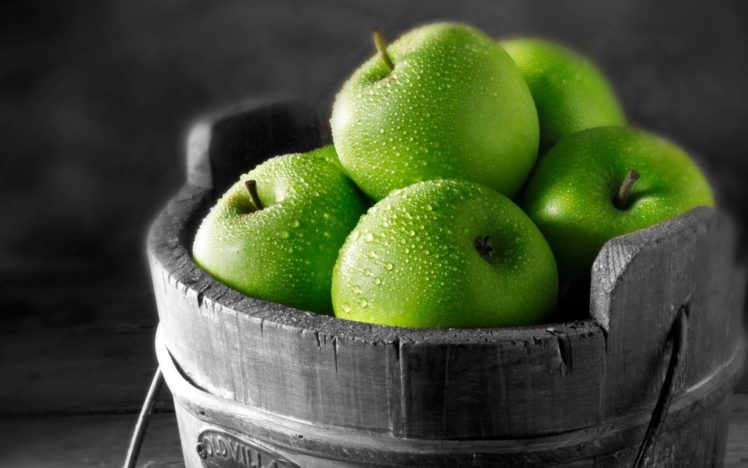 green, Fruits, Green, Apples, Selective, Coloring, Apples HD Wallpaper Desktop Background