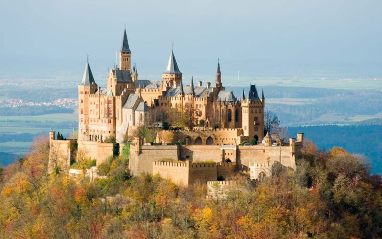 castle, Hohenzollern, Autumn HD Wallpaper Desktop Background