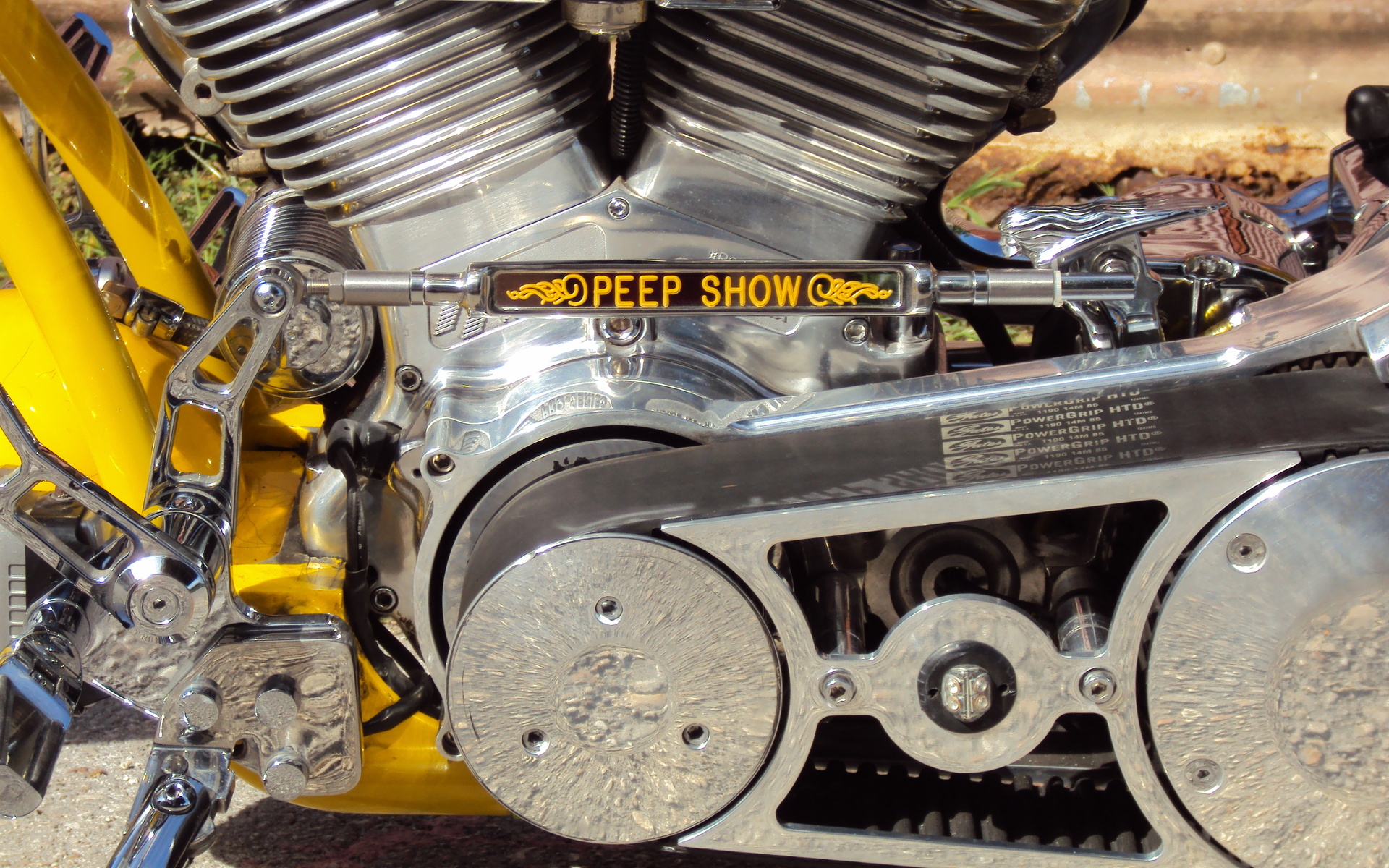 custom, Chopper, Harley, Davidson, Motorcycle, Engine, Engines Wallpaper