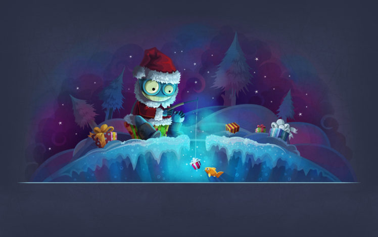 monsters, New, Year, Merry, Christmas HD Wallpaper Desktop Background