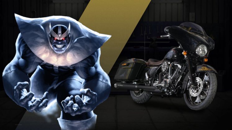 harley davidson, Turned, Marvel, Superheroes, Motorcycles, Concept, 2016 HD Wallpaper Desktop Background