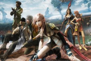 command, Weapons, Friends, The, Sky, Final, Fantasy, Xiii, Trees, Art, Warriors