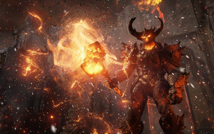 demon, Fantasy, Fire, Monster, Devil HD Wallpaper Desktop Background