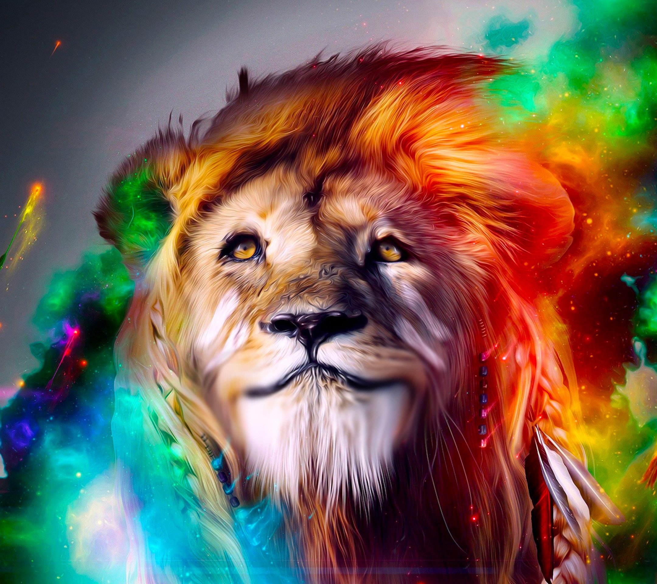 lion, Art wallpaper 10159617, Hd27, Sm2 Wallpaper