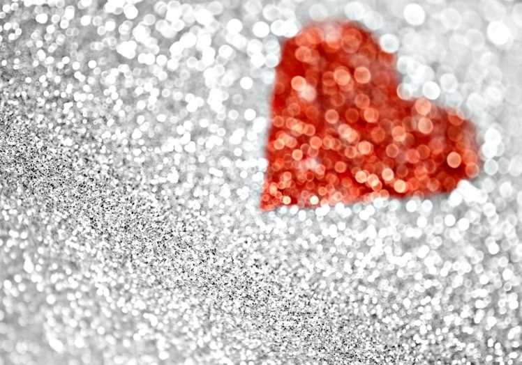 , Valentine, Heart, Glitter, Texture HD Wallpaper Desktop Background