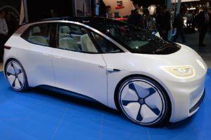 paris, Motor, Show, 2016, Volkswagen, All electric, I, D, Concept, Cars