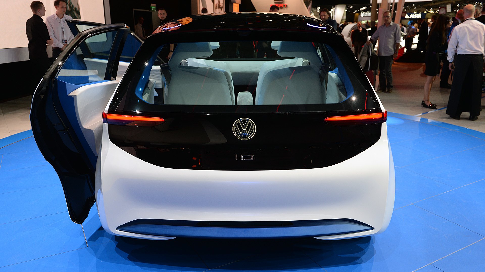 paris, Motor, Show, 2016, Volkswagen, All electric, I, D, Concept, Cars Wallpaper