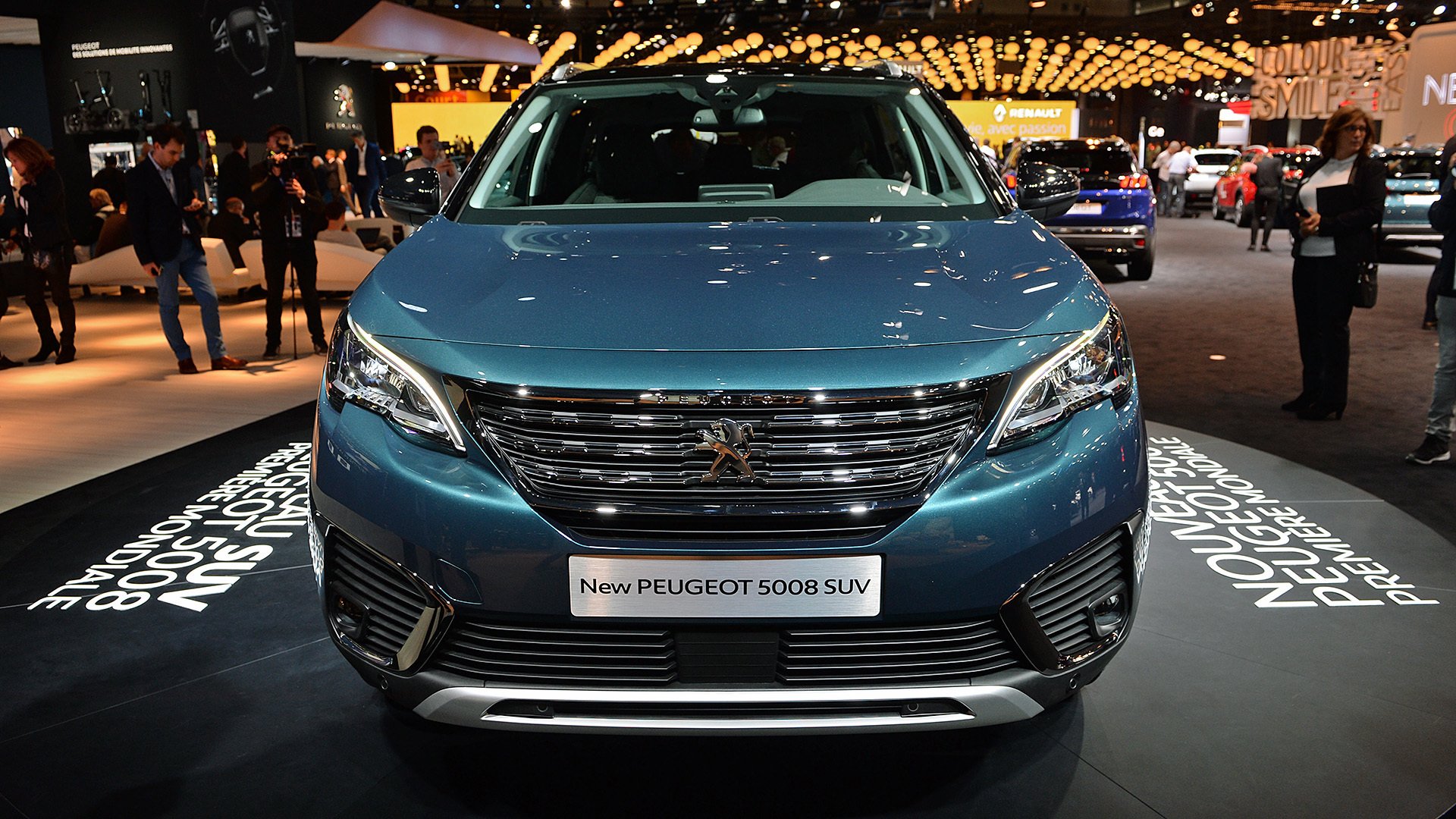 paris, Motor, Show, 2016, Peugeot, 5008, Cars, Suv Wallpaper