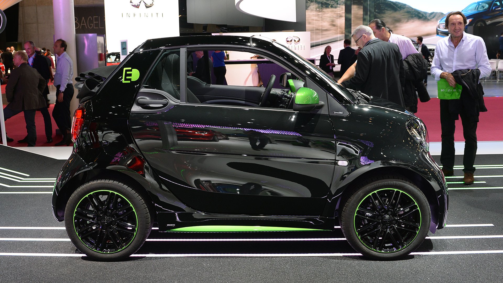 paris, Motor, Show, 2016, Smart, Fortwo ed, Cars, Electric Wallpaper
