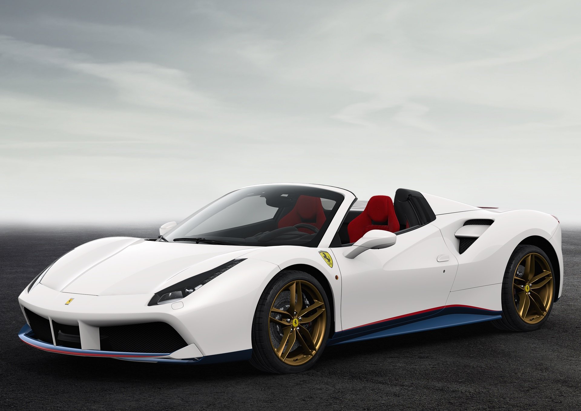 2016, 488, 70th, Anniversary, Cars, Edition, Ferrari, Motor, Paris, Show, Spider Wallpaper