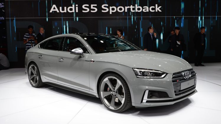 paris, Motor, Show, 2016, Audi s5, Sportback, Cars HD Wallpaper Desktop Background