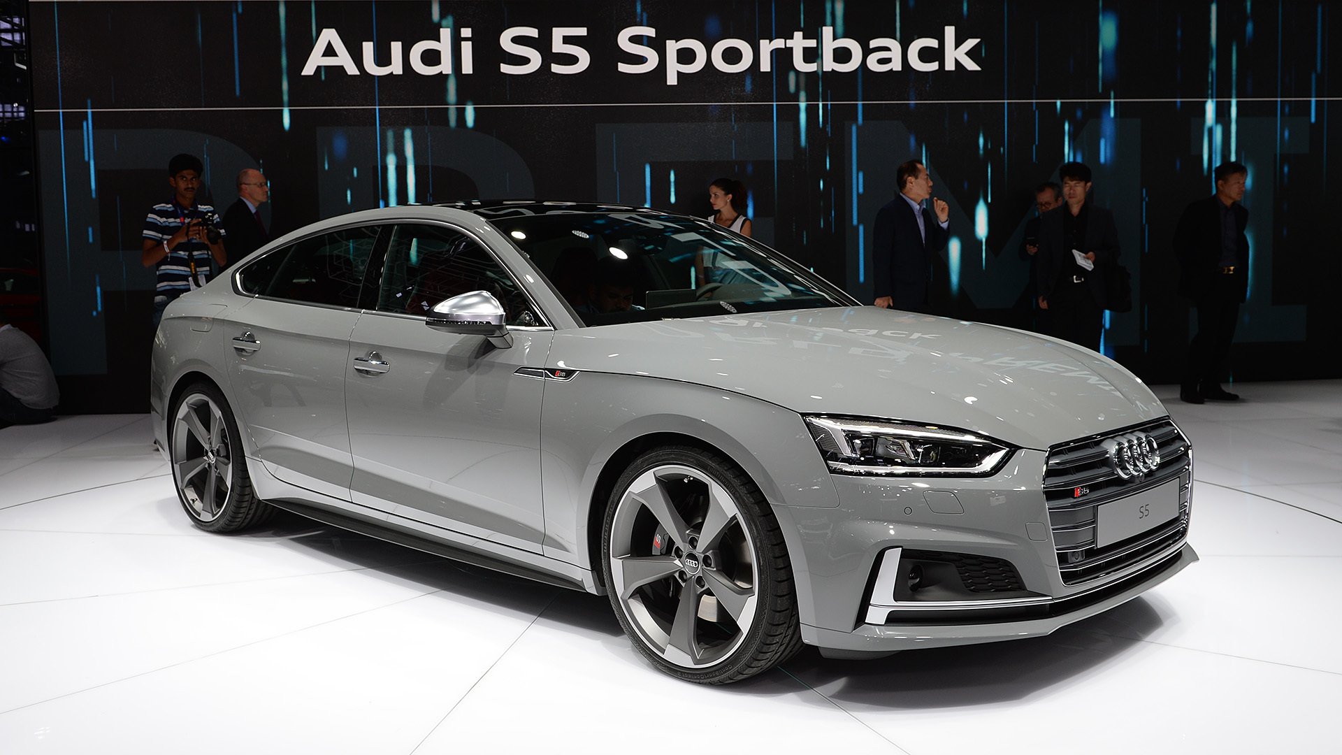 paris, Motor, Show, 2016, Audi s5, Sportback, Cars Wallpaper