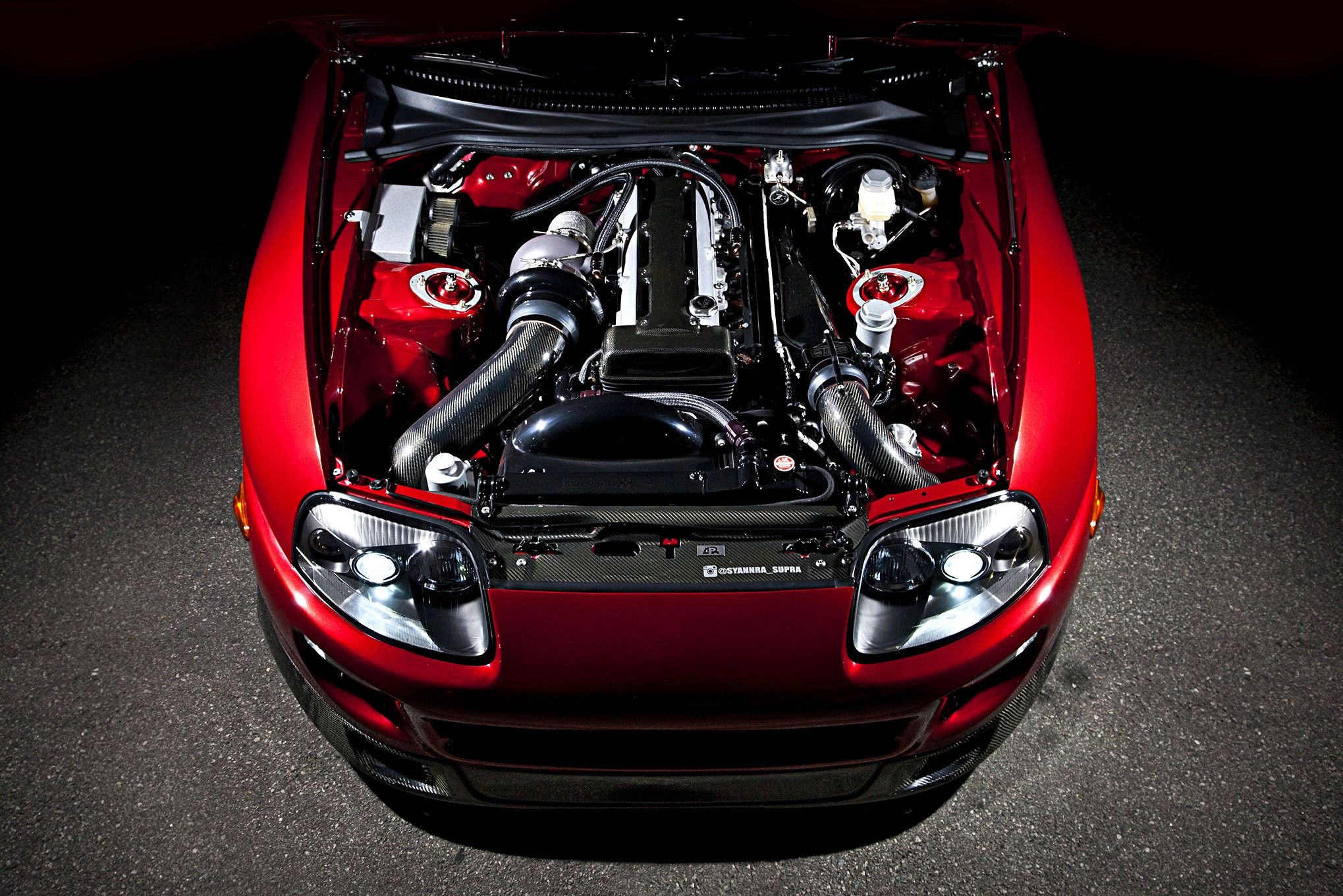 1994, Toyota, Supra, Cars, Coupe, Red, Modified Wallpaper