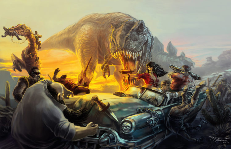 battles, Dinosaurs, Warriors, Fantasy, Dinosaur, Battle, Weapon, Weapons HD Wallpaper Desktop Background