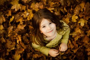 autumn, Kids, Fallen, Leaves