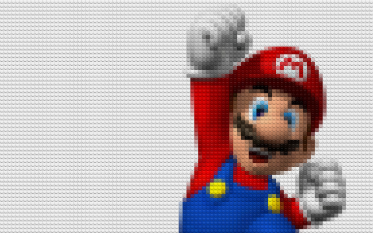 lego, Mario, Super, Mario HD Wallpaper Desktop Background