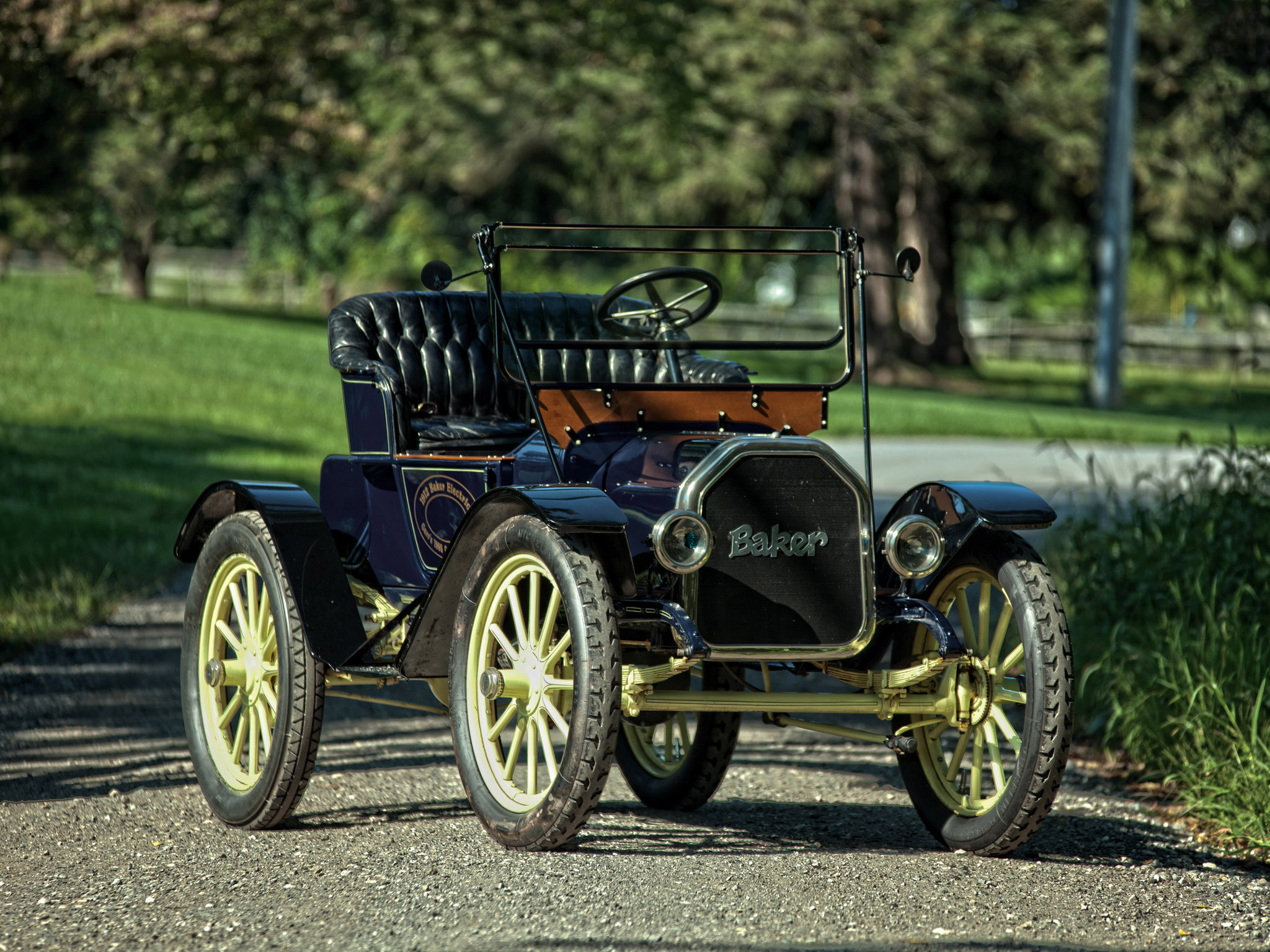 1912 baker electric model w runabout retro 3