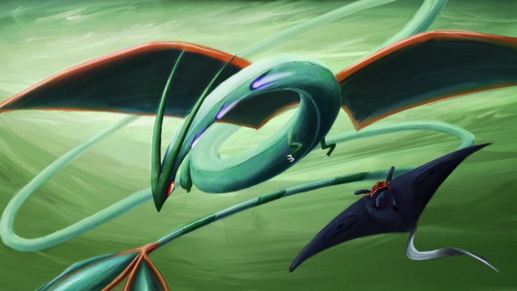 pokemon, Flygon HD Wallpaper Desktop Background