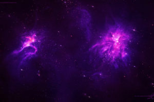 nebula, Stars, Space, Bokeh